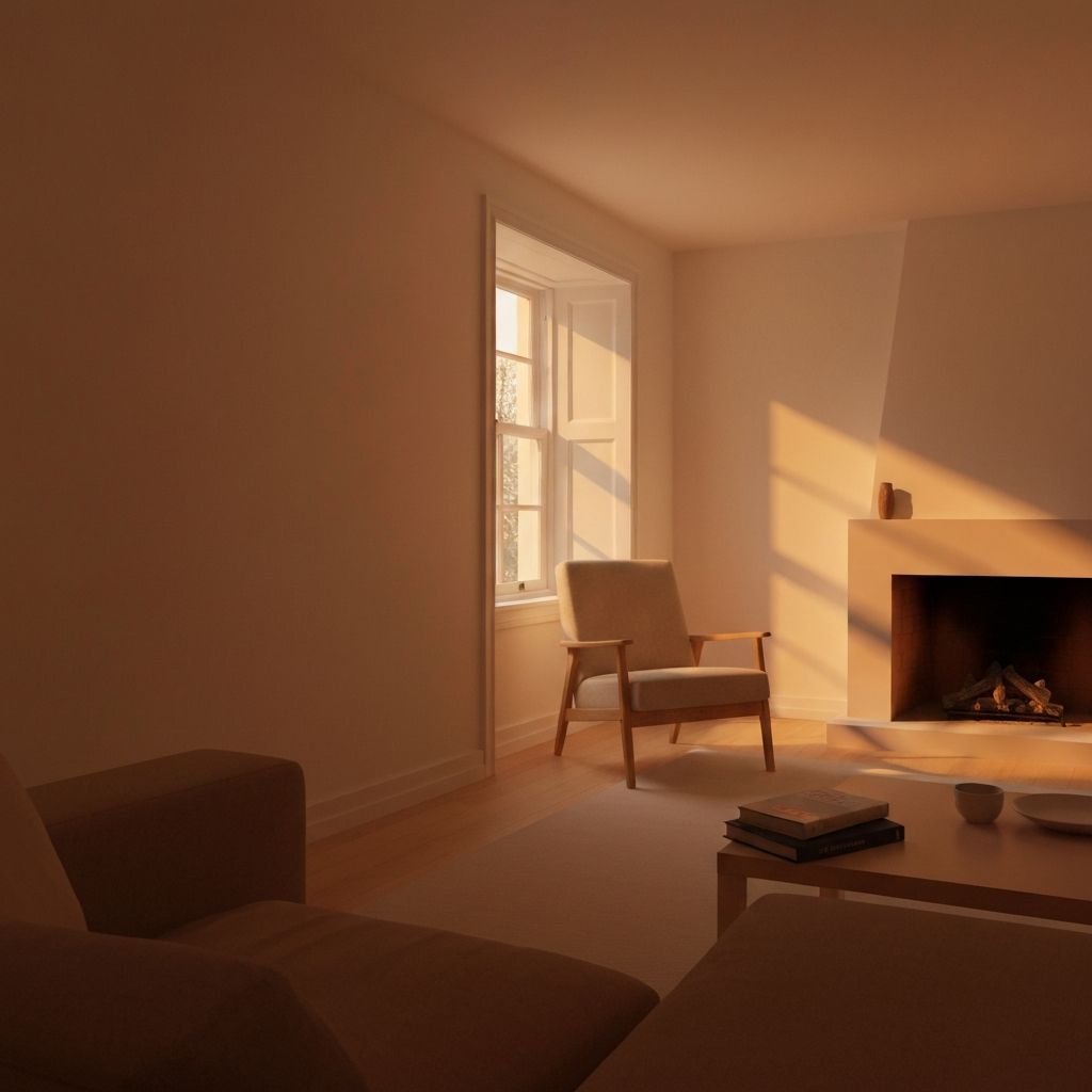 Quiet evening interior